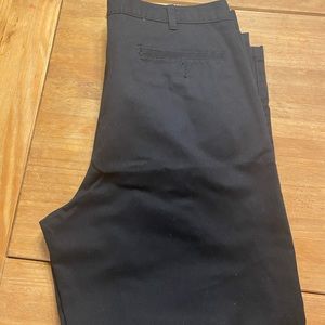 Men’s black khakis